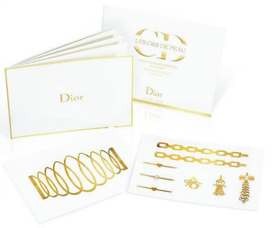 Christian Dior 24ct gold tattoo adorn london jewelry trends blog